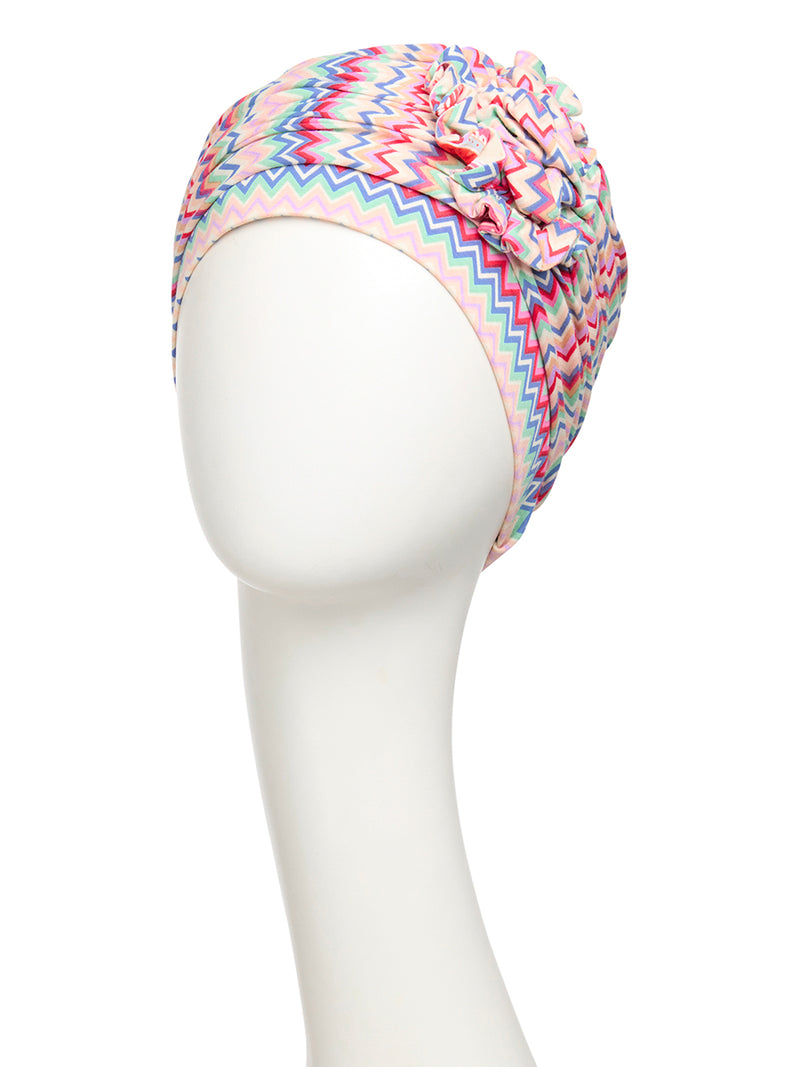 Turbante Lotus - Cuffia in Viscosa di Bambù - fantasia 1008-4079