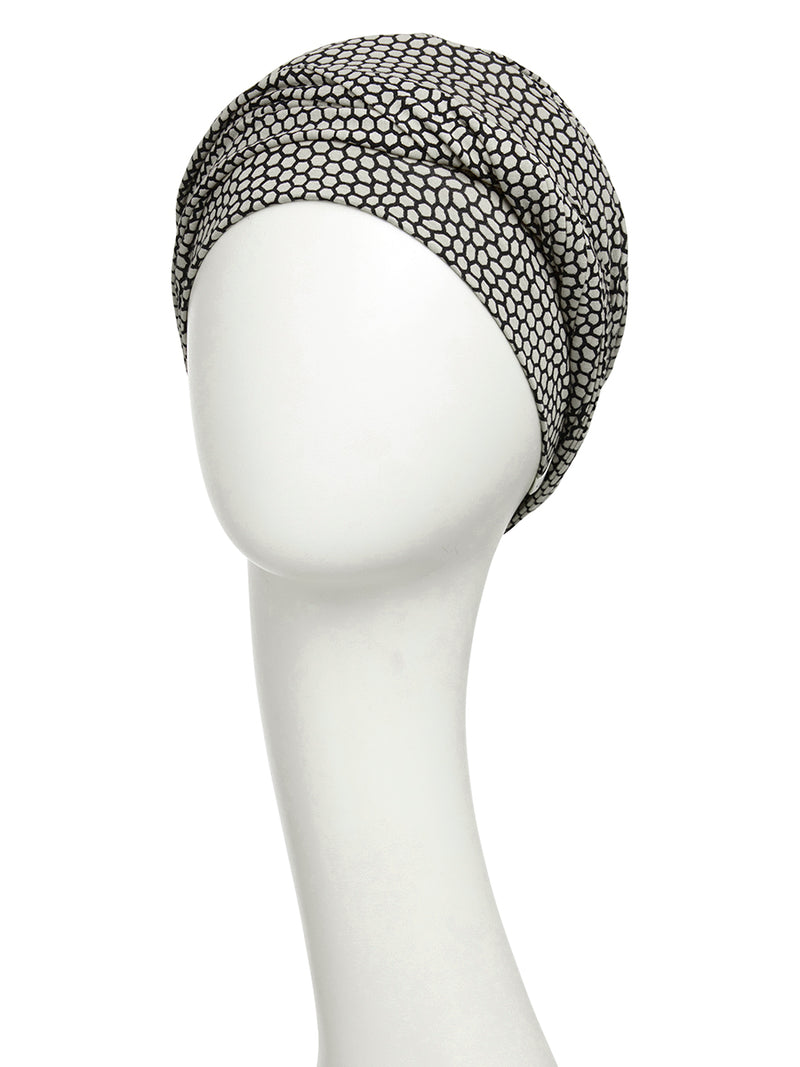 Turbante Shakti - Cuffia in viscosa di bambù - fantasia 1418-4076