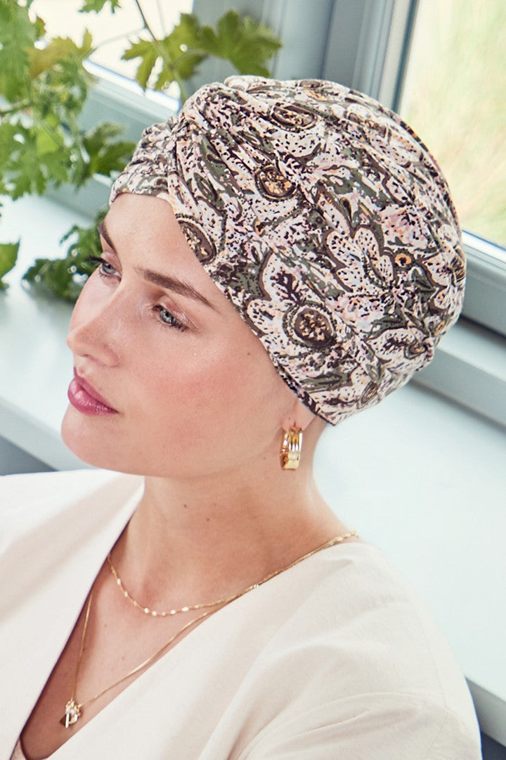 Turbante Joyo - Cuffia in Viscosa di Bambù - Fantasia 1584-4077