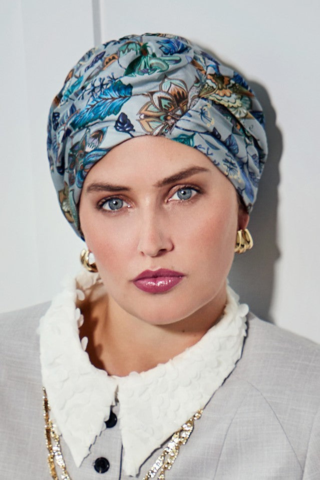 Ciana - Cuffia in seta - fantasia 1586-4091