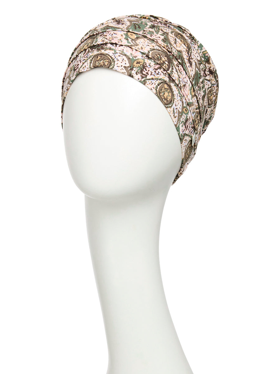 Turbante Yoga - Cuffia in Viscosa di Bambù - fantasia - 2000-4077