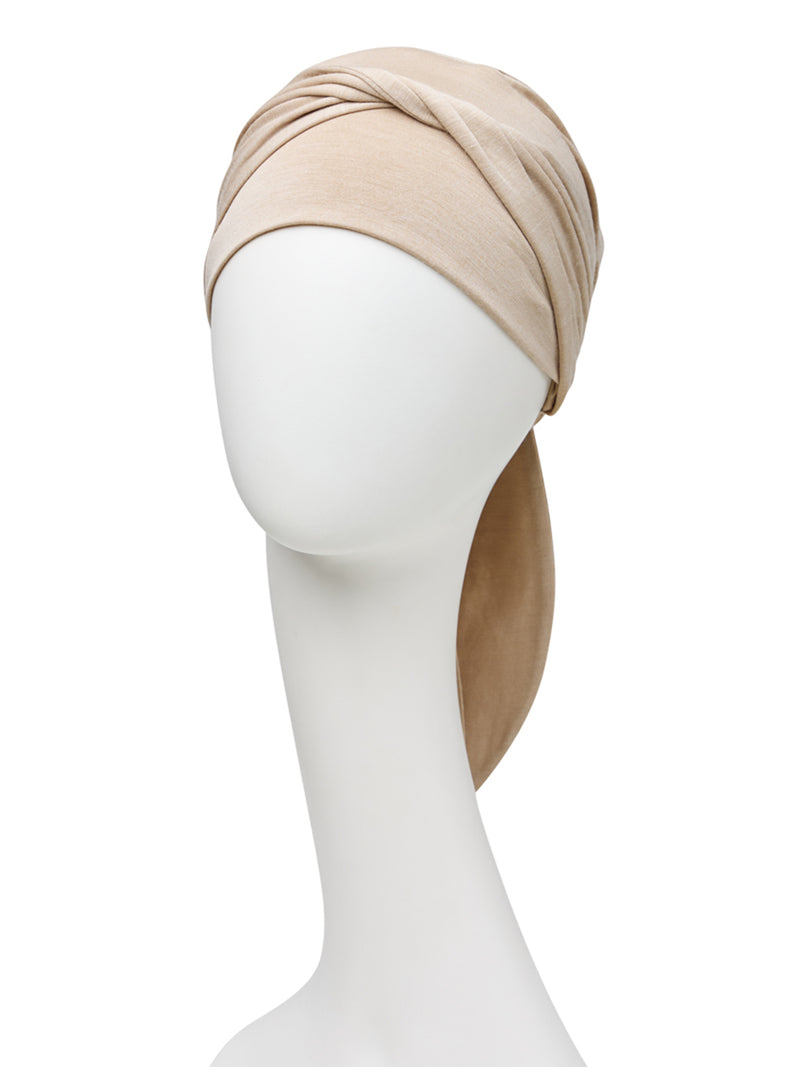 Beatrice - Turbante in Tessuto 37,5 Technology - Colore Sabbia 1291-0844