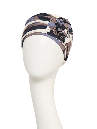 Turbante Lotus - Cuffia in Viscosa di Bambù - fantasia 1008-4007