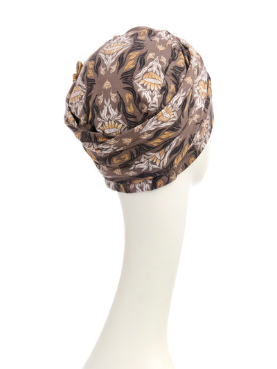 Turbante Lotus - Cuffia in Viscosa di Bambù - fantasia 1008-4047