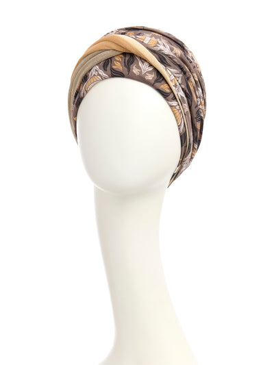 Turbante Shakti - Cuffia in viscosa di bambù - fantasia 1418-4047
