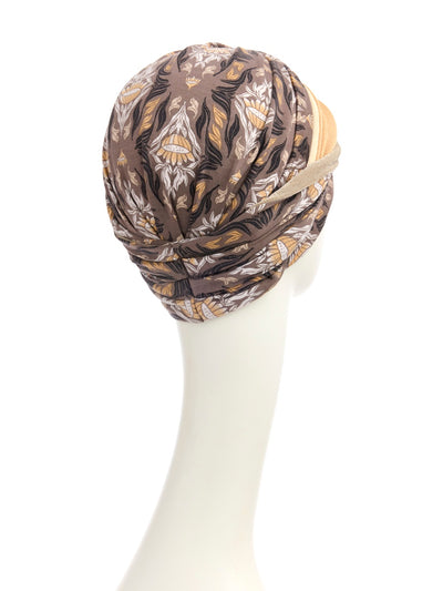 Turbante Shakti - Cuffia in viscosa di bambù - fantasia 1418-4047
