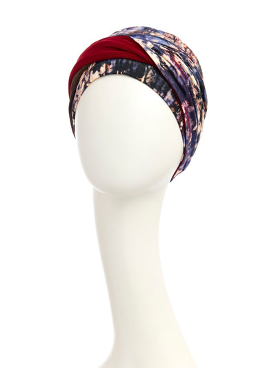 Turbante Shakti - Cuffia in viscosa di bambù - fantasia 1418-4049