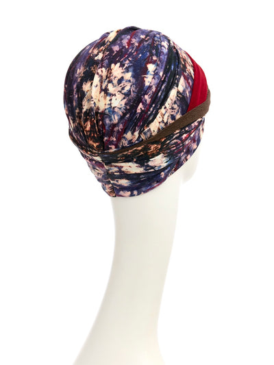 Turbante Shakti - Cuffia in viscosa di bambù - fantasia 1418-4049