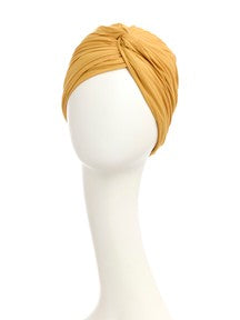 Turbante Joyo - Cuffia in Viscosa di Bambù - Ocra 1572-4052