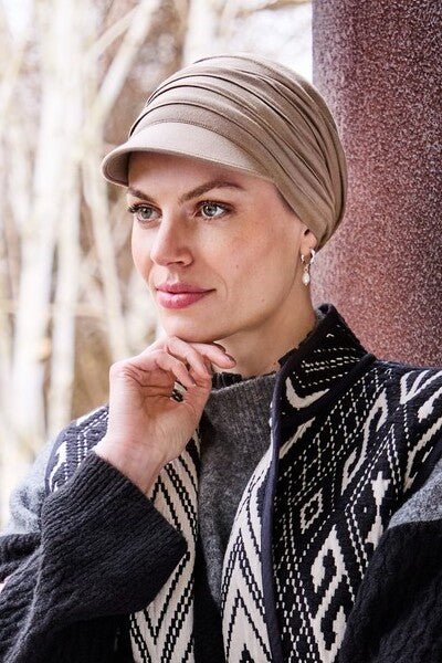 Yoga Cap - Cuffia con visiera - Beige 1582-0167