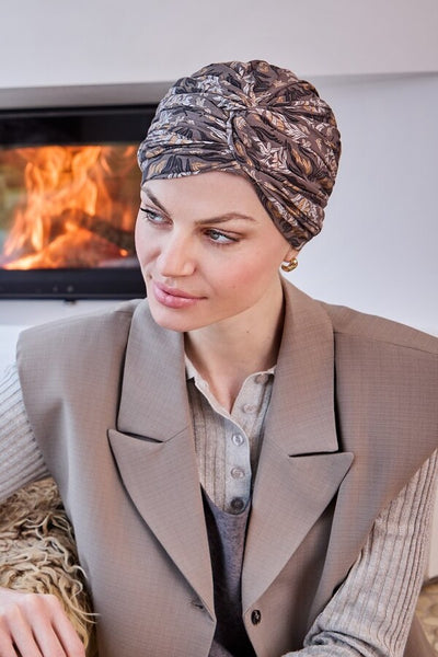 Turbante Joyo - Cuffia in Viscosa di Bambù - Fantasia 1584-4047