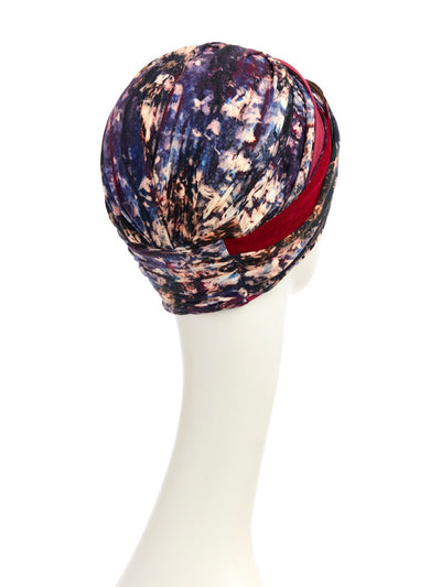 Turbante Noya - Cuffia in viscosa di bambù - fantasia 1585-4049