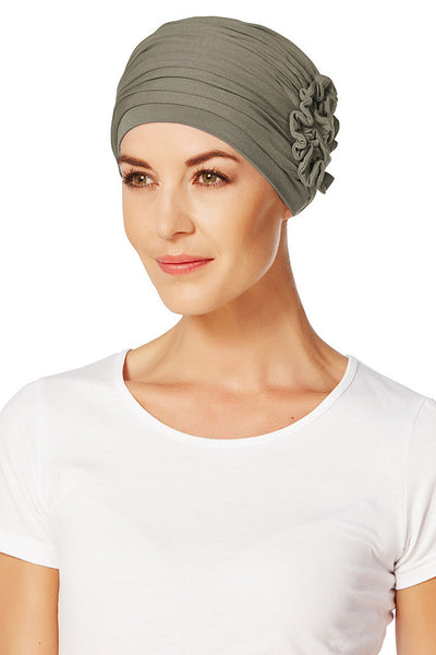 Turbante Lotus - Verde/Marrone