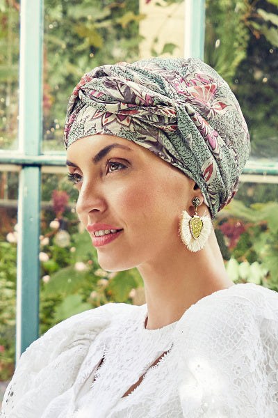 Amber - Cuffia con fascia rimovibile in poliestere/viscosa - fantasia 3040-0869